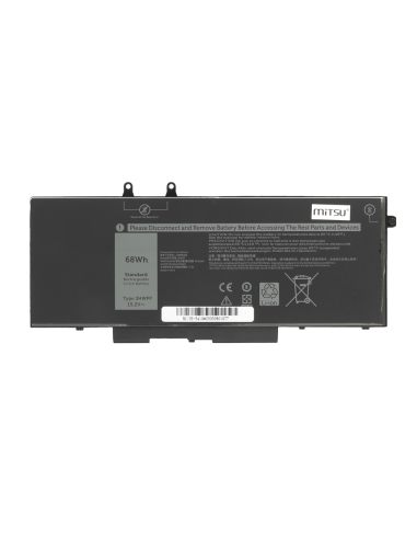 Bateria Mitsu do Dell Latitude 14 (5410), 15 (5510)
