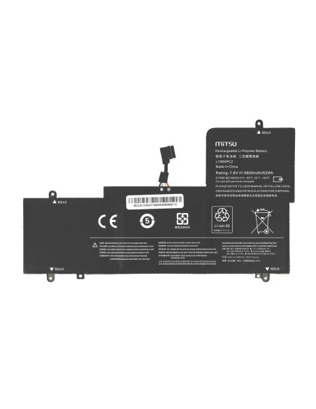 Bateria Mitsu do Lenovo Yoga 710 710-14IKB 710-14ISK 710-15