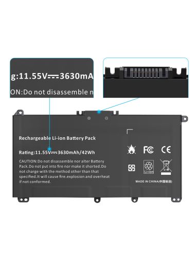 Batterie HT03XL für HP 250 G7 G8 255...
