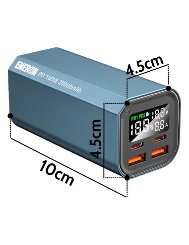 Powerbank SCHNELLLADEN 20000 mAh 4x...