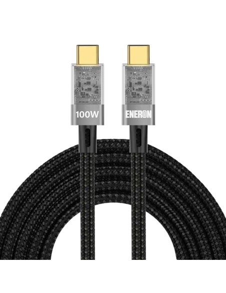Kabel USB-C / USB-C 100W - SZYBKI - 2M oplot