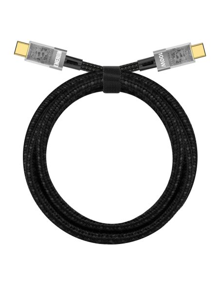 Kabel USB-C / USB-C 100W - SZYBKI - 2M oplot