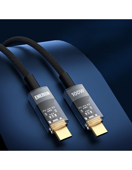 Kabel USB-C / USB-C 100W - SZYBKI - 2M oplot