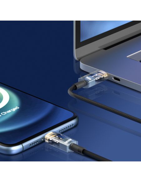 Kabel USB-C / USB-C 100W - SZYBKI - 2M oplot