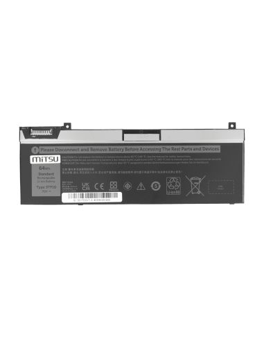 Bateria Mitsu do Dell Precision 7530, 7540, 7730 - 5TF10 7.6V