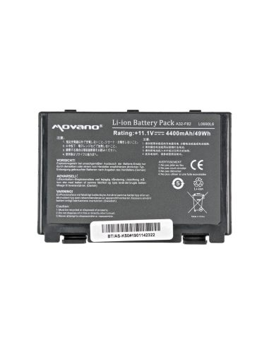 Bateria Movano do Asus F82, K40, K50, K60, K70