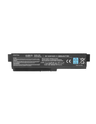 Bateria Mitsu do Toshiba L700, L730, L750 (6600mAh)