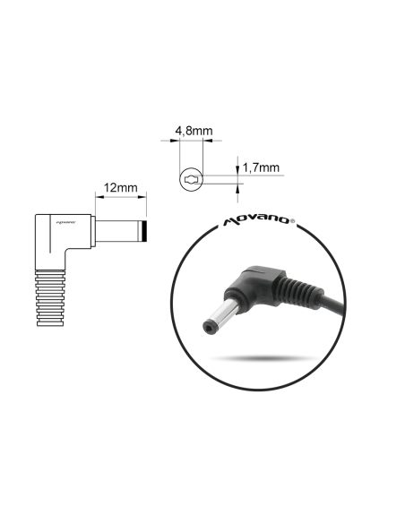 Zasilacz Movano 10.5v 4.3a (4.8x1.7) 45W do Sony