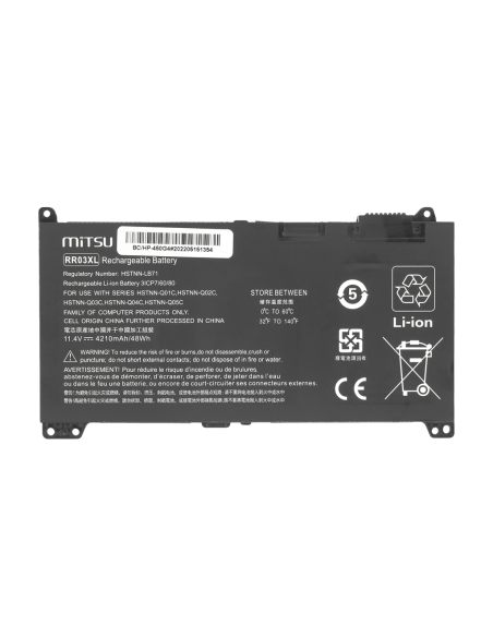 Bateria Mitsu do HP 450 G4, 470 G4