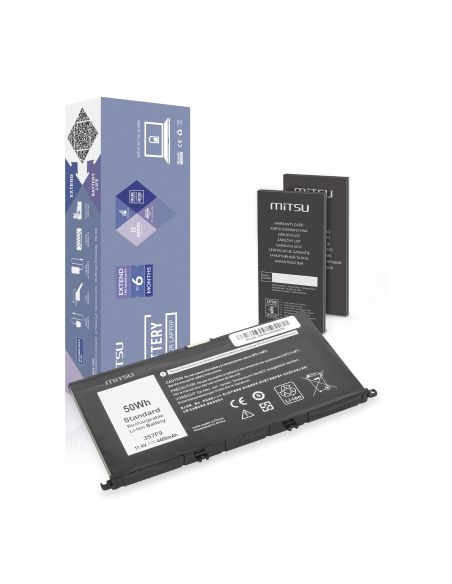 Bateria Mitsu do Dell Inspiron 15 (7557), 15 (7559) - 4400mAh