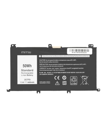 Bateria Mitsu do Dell Inspiron 15 (7557), 15 (7559) - 4400mAh