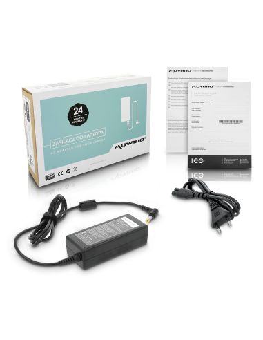 Zasilacz Movano 19v 3.42a (5.5x2.5) 65W do Asus, Toshiba, Lenovo, MSI, itd