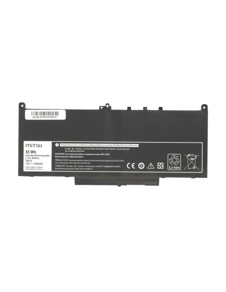 Bateria Mitsu do Dell Latitude E7270, E7470