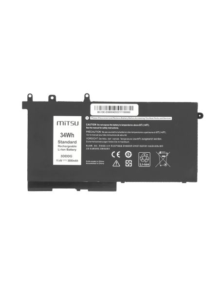 Bateria Mitsu do Dell Latitude E5280, E5480, E5580
