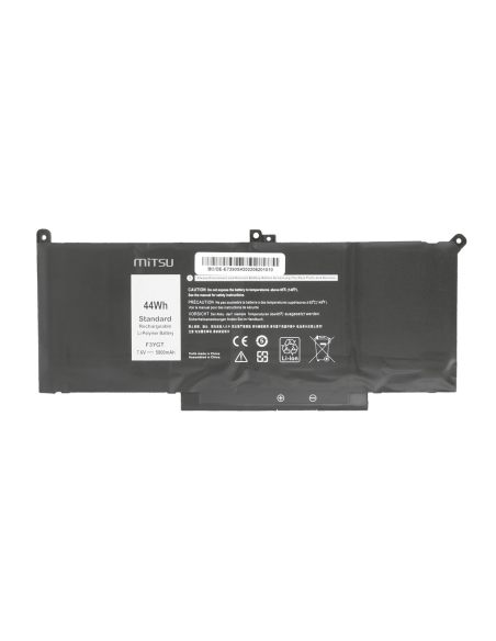 Bateria Mitsu do Dell Latitude 7390, 7490 (5800 mAh)