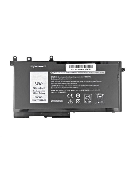Bateria Movano do Dell Latitude E5280, E5480, E5580