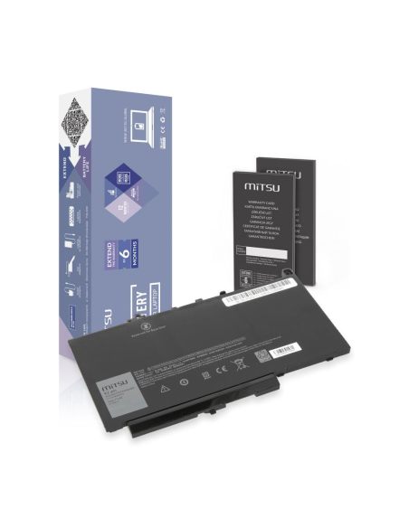 Bateria Mitsu do Dell Latitude E7270, E7470 - 11.4V