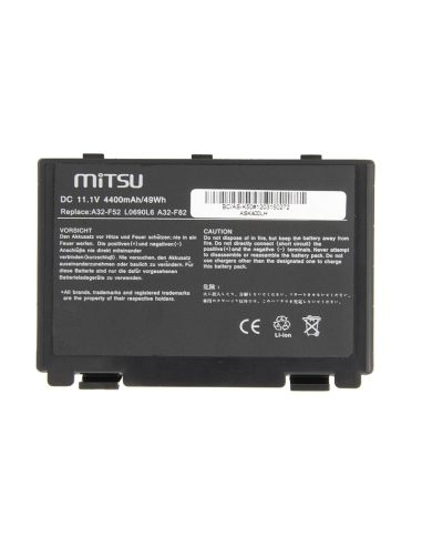 Bateria Mitsu do Asus F82, K40, K50, K60, K70