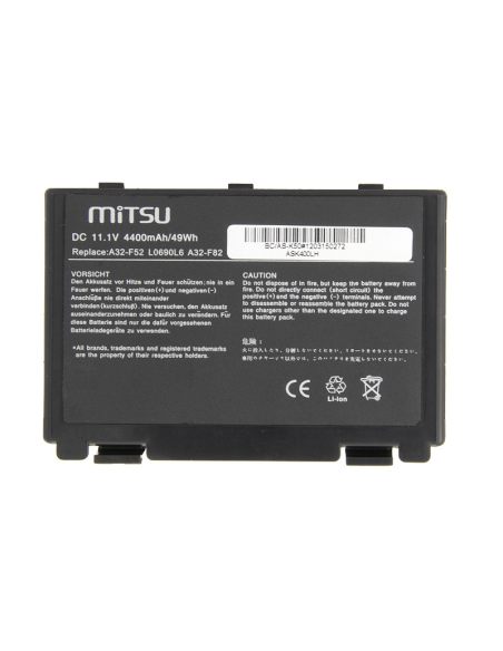 Bateria Mitsu do Asus F82, K40, K50, K60, K70