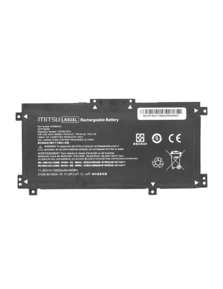 Bateria Mitsu do HP Envy 17, x360 15