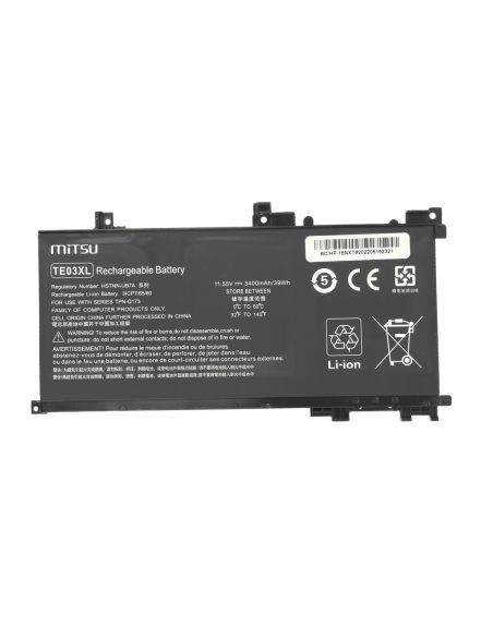 Bateria Mitsu do HP Omen 15, Pavilion 15 - 11.55V