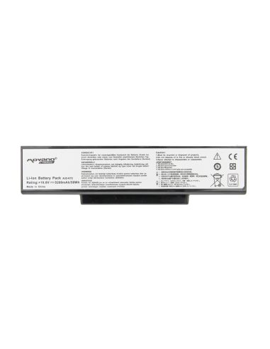 Bateria Movano Premium do Asus K72, K73, N73, X77 (5200mAh)